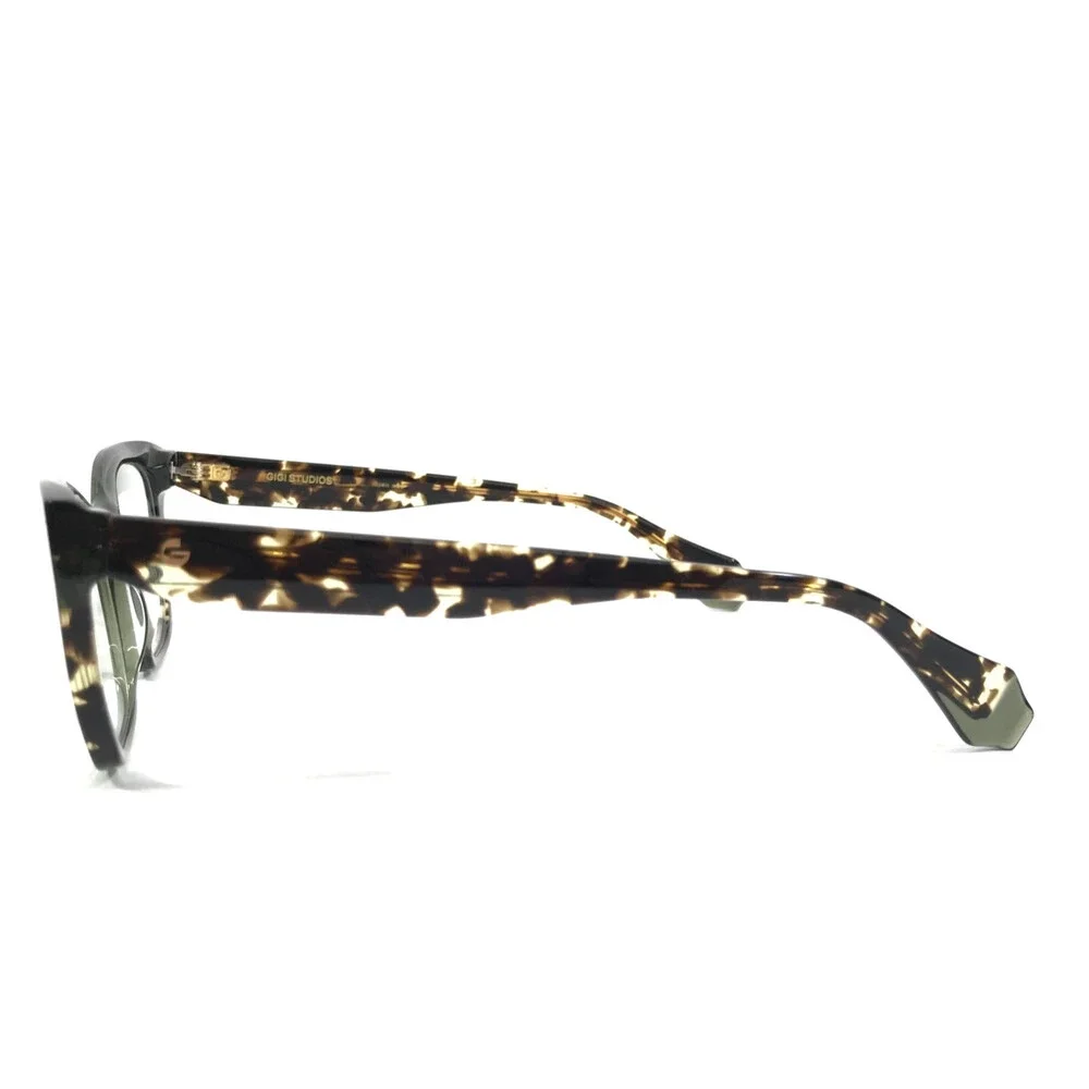Gigi Studios Eyeglasses Frames ZARA GS1003/07O Green Tortoise Cat Eye 52-19-140
